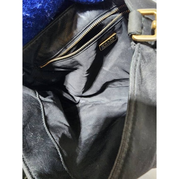 Authentic Prada Tessuto Shoulder Bag Black - Picture 11 of 13